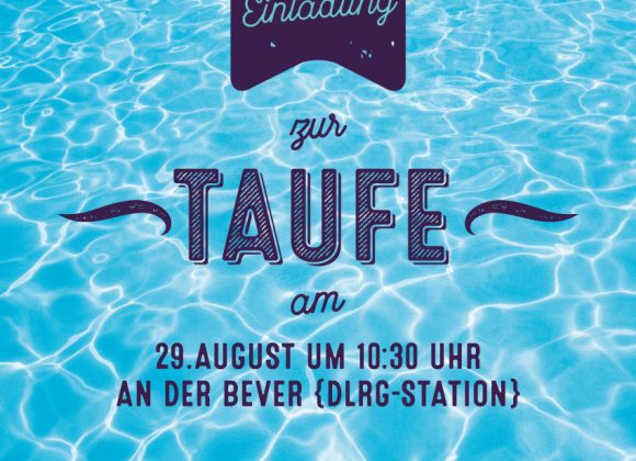Taufe am 29.08. Taufe am 29.08.