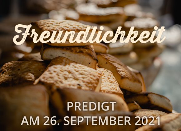 Predigt vom 26.09. Predigt vom 26.09.