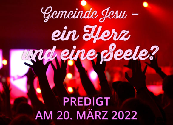 Predigt vom 20.03. Predigt vom 20.03.