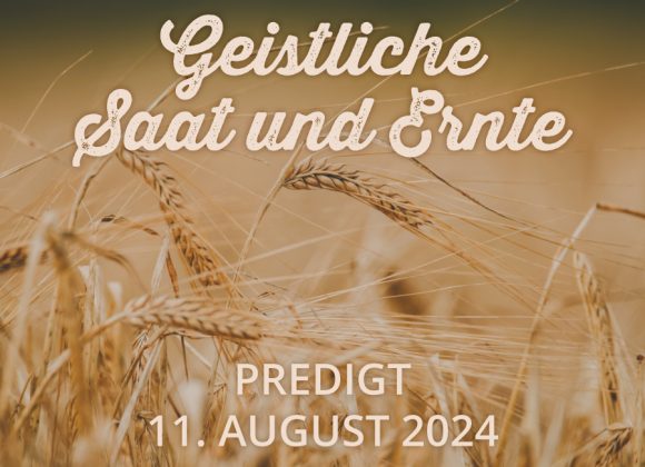 Predigt am 11. 08.