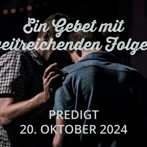 Predigt am 20.10.