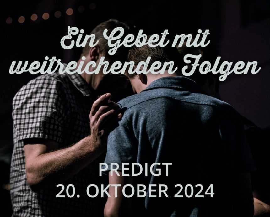 Predigt am 20.10.