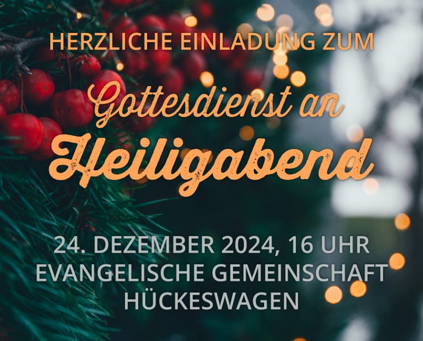 Gottesdienst an Heiligabend