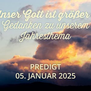 Predigt am 05.01.