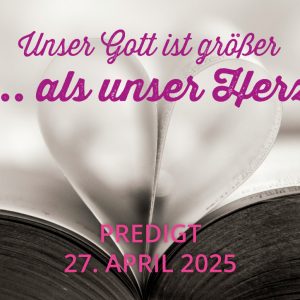 Predigt am 27.04.