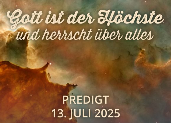 Predigt am 13.07.