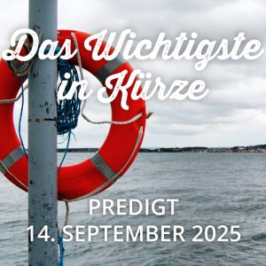 Predigt am 14.09.