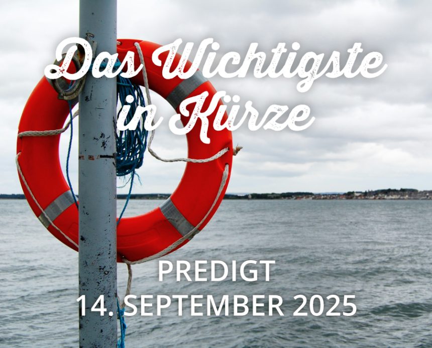 Predigt am 14.09.