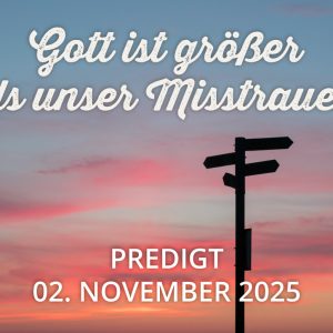 Predigt am 02.11.