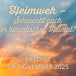 Predigt am 09.11.