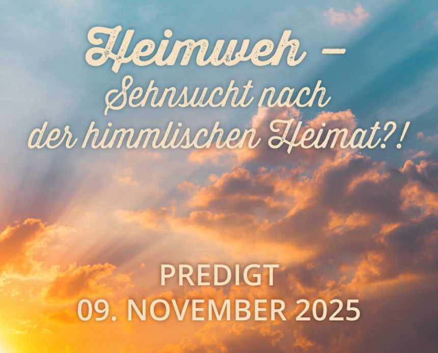 Predigt am 09.11.
