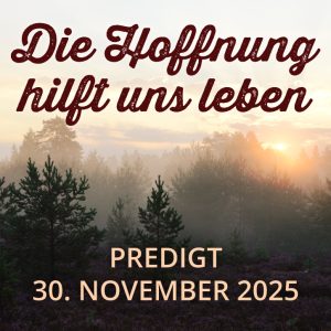 Predigt am 30.11.