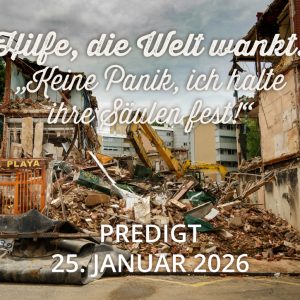 Predigt am 25.01.