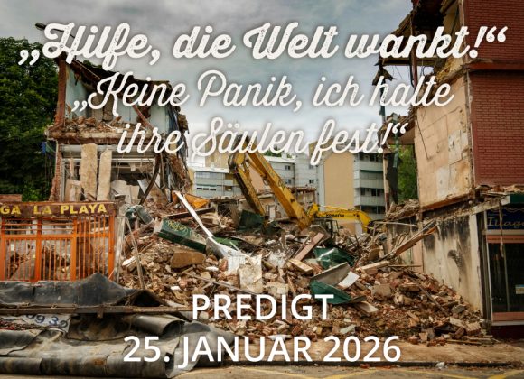 Predigt am 25.01. Predigt am 25.01.