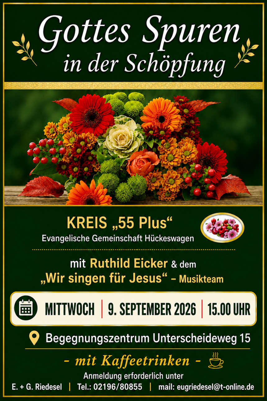 Kreis 55Plus 09.09. Kreis 55Plus 09.09.