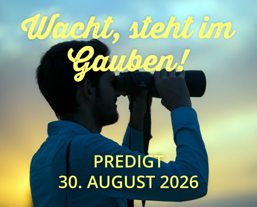 Predigt am 30.08.