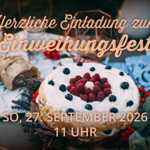 Einweihungsfest 27.09.