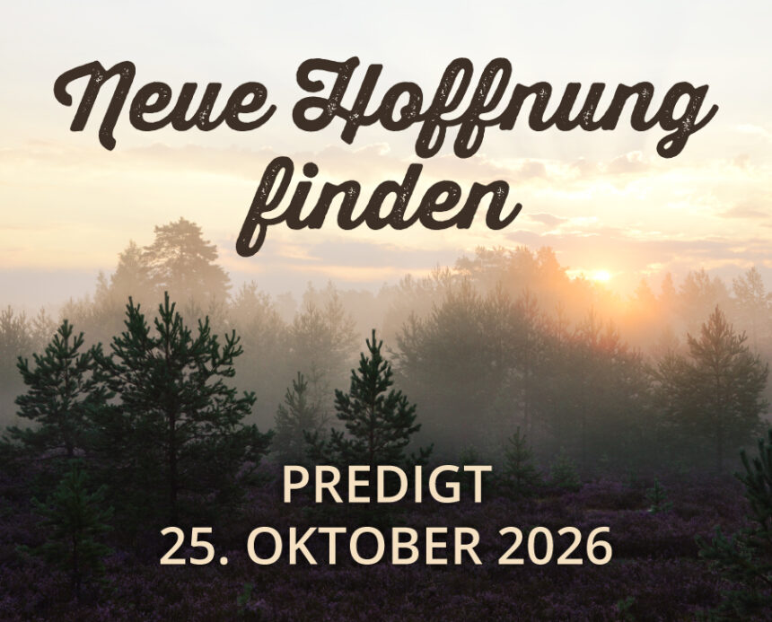Predigt am 25.10.